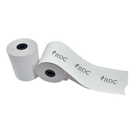 RDC 50 Rollos De Papel Térmico 80x70mm Negro Impresora 80mm