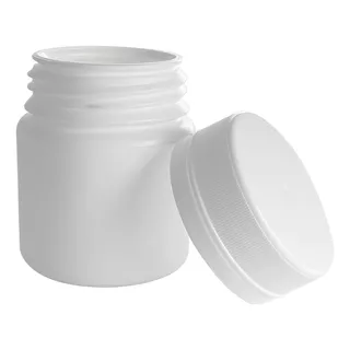 Pote Plástico Para Cápsula 50 Ml Rosca Lacre Kit Com 50 Unid