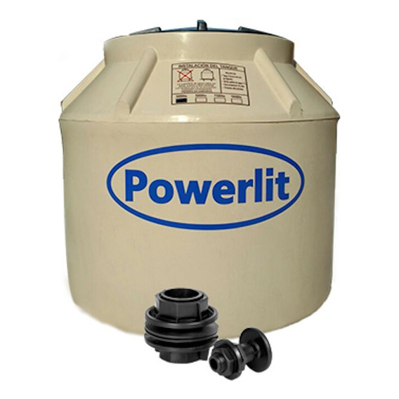 Tanque de agua Powerlit Tricapa vertical polietileno 750L de 110 cm x 105 cm