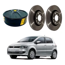  Disco Freio Dianteiro Volkswagen Fox 1.6 2012 A 2014