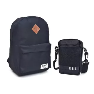 Combos Mochila Rbc + Cartera De Hombre Morral Bandolera