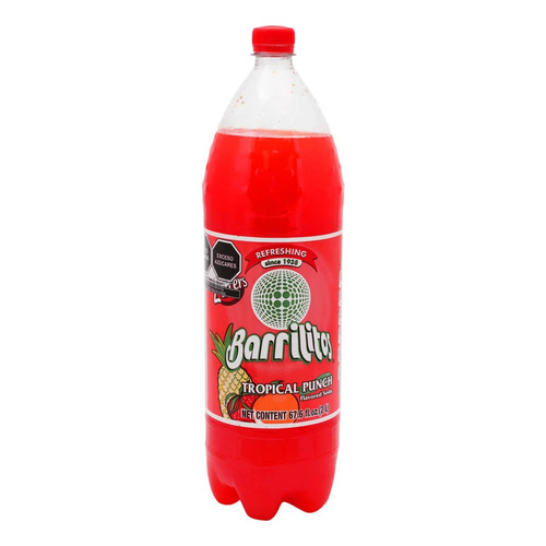 4 Pack Refresco Ponche Barrilitos 2 L