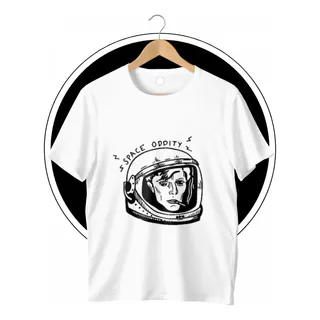 Remera Estampada Unisex David Bowie Space Oddity (0007)