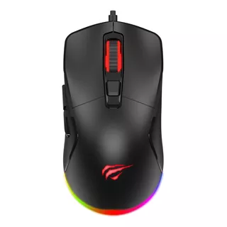 Mouse Gamer Havit Ms960 7200 Dpi 6 Botões Rgb Preto