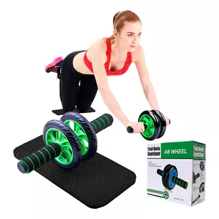 Rueda Abdominal Doble Entrenamiento Fitness Ejercicio Gim