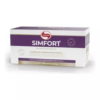 Simfort 60 Saches 2g - Vitafor Sabor Natural