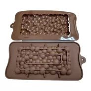 Molde Silicona Tableta Burbujas Para Chocolate /lauacu