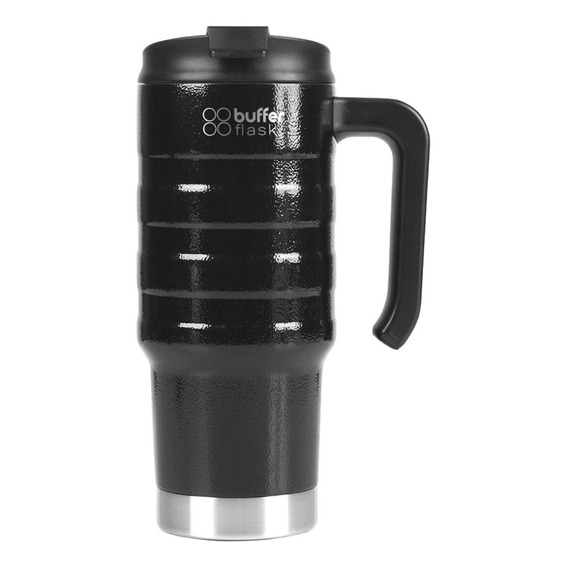 Vaso Termo Termico Buffer 700ml Acero Inoxidale Frio Y Calor Color Negro