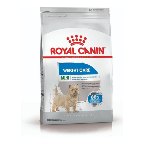 Alimento Royal Canin Size Health Nutrition Mini Weight Care para perro adulto de raza pequeña sabor mix en bolsa de 1 kg