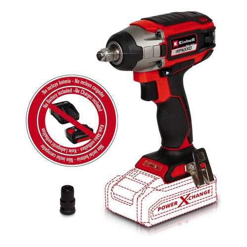 Llave De Impacto Einhell Impaxxo 18/230 230nm Color Rojo