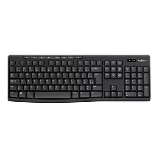 Teclado Inalámbrico Logitech K270 Qwerty Español Color Negro