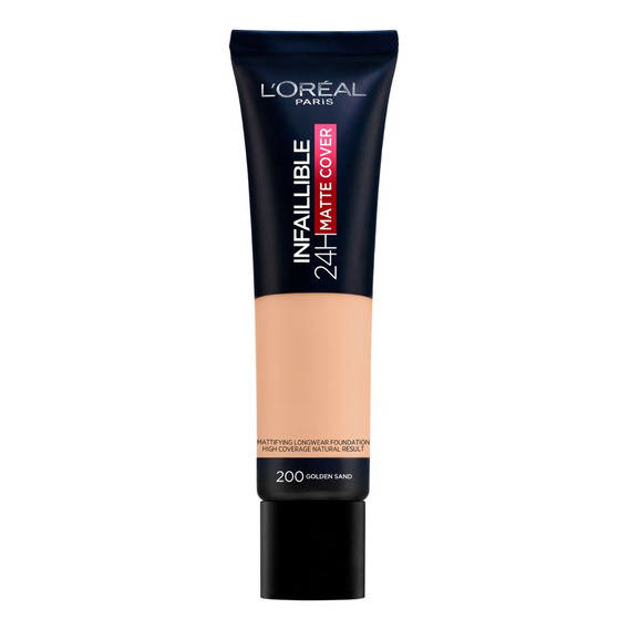 Base De Maquillaje Infallible Matte Cover Loreal Paris Tono Sable Dore