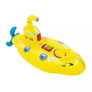 Submarino Inflable Flotador 41098 Bestway 165cm X 86cm Color Amarillo