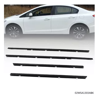 Juego De 4 Cañuelas Ventanas Honda Civic Sedan 2012 Al 2015