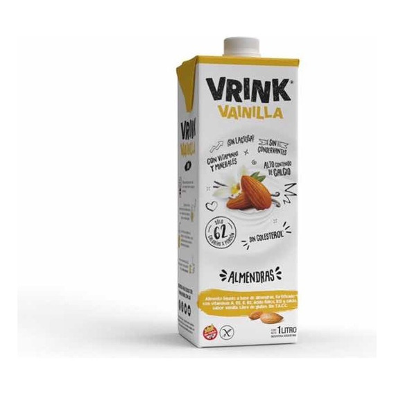 Leche Vegetal De Almendras Vrink Sabor Vainilla