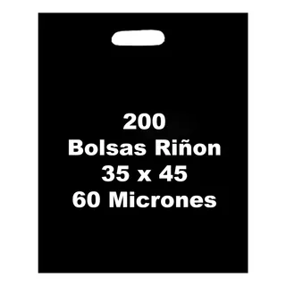 200 Bolsas Riñón 35x45 / 60 Micrones