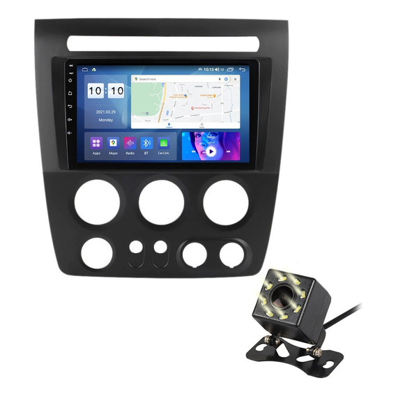 Para Hummer H3 2005-2010 Cámara Wifi Gps Estéreo 2+32g