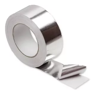 Cinta De Aluminio, 48 Mm X 50 M Truper 12137 Color Plateado Liso