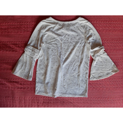 Blusa Blanca Estrellas Plata De Niña Cat & Jack M (7/8)