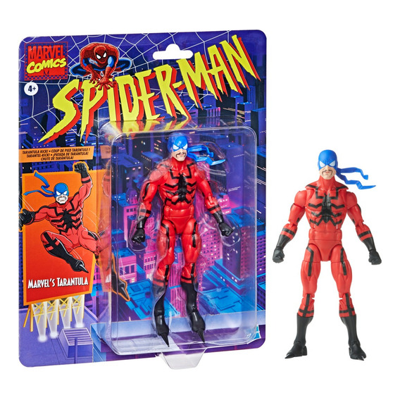 Figura De Acción Marvel Comics Spider-man Tarántula +3