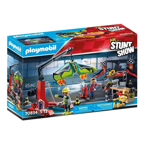 Figura Armable Playmobil Air Stuntshow Estación De Servicio Cantidad de piezas 85