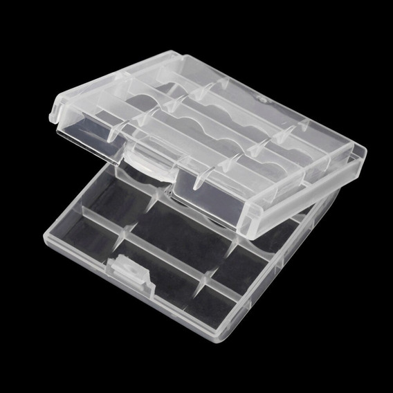 Caja Plástica Porta 4 Pilas Aa ! Garantía - Fac A/b