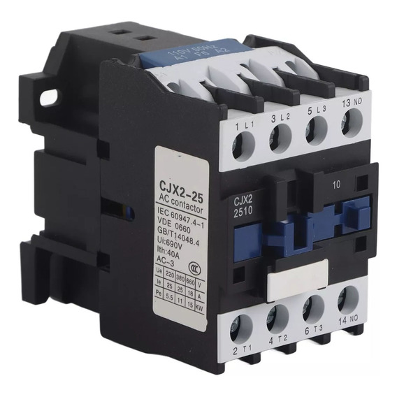 Contactor Trifásico 25 Amp Industrial Ac110v Ac220c Ac380v