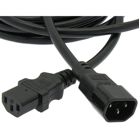 Cable De Alimentación 1.5m C14 Macho C13 Hembra Ti P004-002