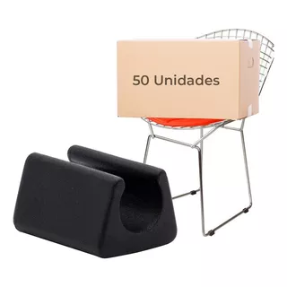 Kit 50 Sapatas Pezinho Para Bertoia Para Pé Cadeira Ou Mesa