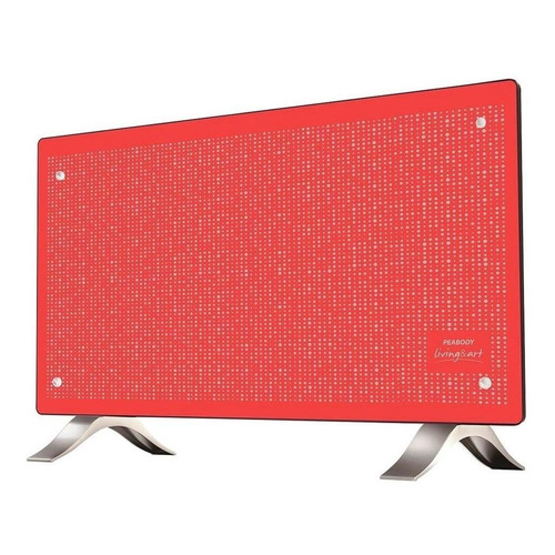 Vitroconvector Peabody 2000w Pe-vc20 Negro Color Rojo