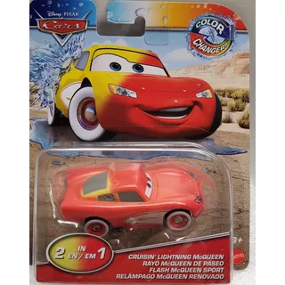 Pixar Cars - Color Changers - Rayo Mcqueen De Paseo