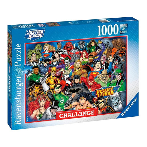 Rompecabezas Ravensburger Challenge - DC Comics 1000 Piezas