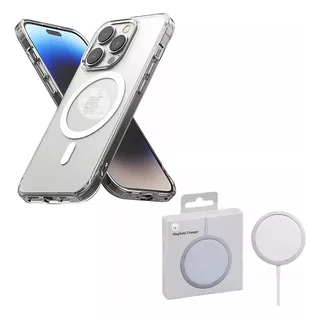 Combo Funda Magnetica+cargador 20w Para iPhone 13