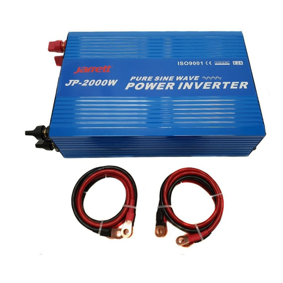 Inversor Conversor De Corriente 2000w 12v A 110v Onda Pura