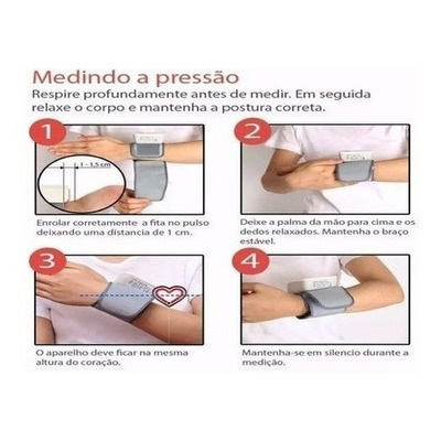 Medidor Pressão Arterial Omron De Pulso Garantia 5 Anos