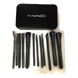 Set De Estuche De 12 Brochas Y Pinceles Naked 3 Maquillajes 