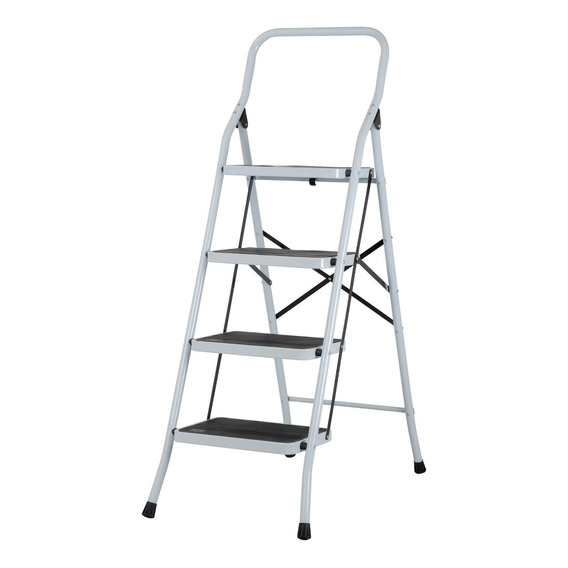 Escalera Truper Tubular Plegable 150 Kilos 4 Peldaños 24122