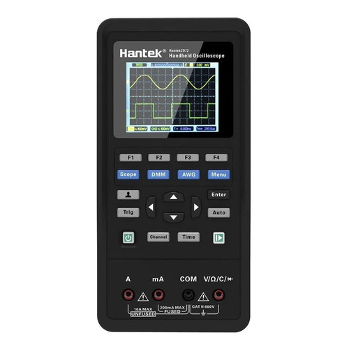 Osciloscopio De Mano Hantek 2d72 70mhz Multimetro Portable