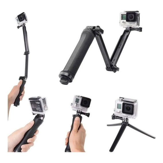 Baston Selfie Stick Monopod Tripie Gopro Pole 3-way