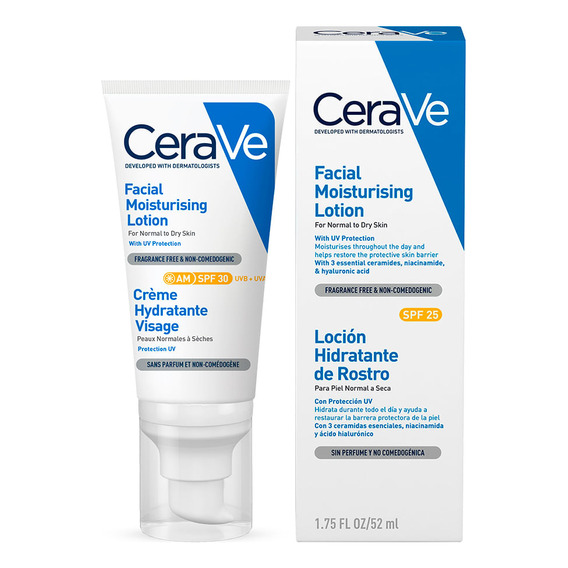 Locion Facial Hidratante Spf30 - Cerave 52 Ml