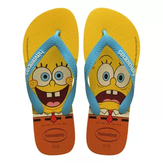 Chinelo Havaianas Bob Esponja Masculino Spongebob Patrick