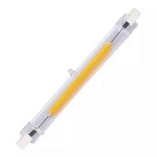 Lampara R7s Cuarzo Led Cob 10w Luz Calida 118mm Yarlux Color De La Luz Blanco Cálido