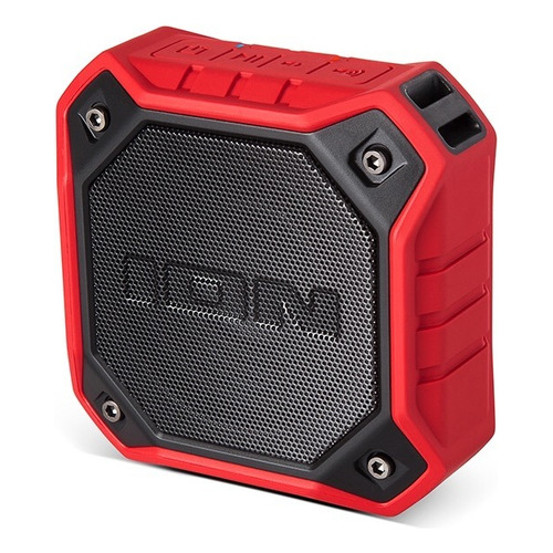 Ion Dunk Parlante Bluetooth Portatil Resistente Al Agua Color Rojo