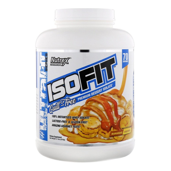 Iso-fit Nutrex 5lb Proteina Como - Unidad a $337155