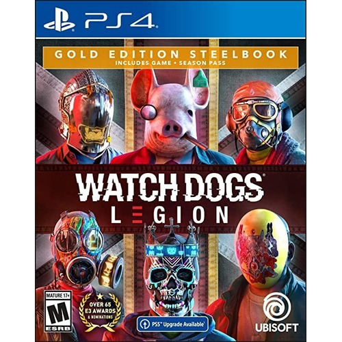 Watch Dogs Legion Steelbook Golden Edition Juego Ps4 Fisico