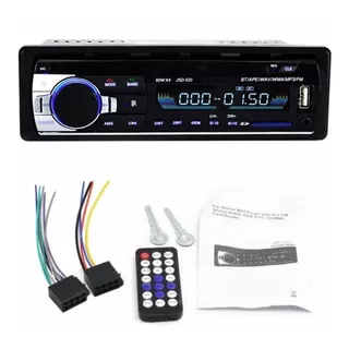 Reproductor De Carro Usb Auxiliar Bluetooth Mp3 Radio Sd