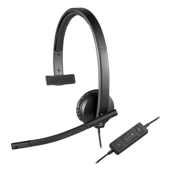Auriculares Usb Logitech H570e Monoaural Headset Microfono
