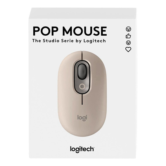 Mouse Pop Logitech Bluetooth Mist Sand Gray