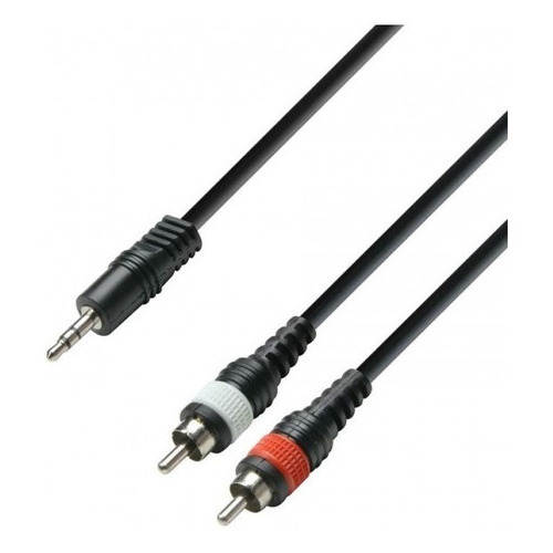 Adam Hall Cable Audio Miniplug A 2 Rca K3ywcc0300 Alemania