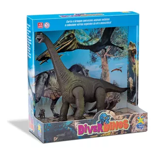 Brinquedo Dinossauro Diver Dinos Braquiossauro Divertoys